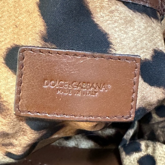 Dolce and Gabbana brown patent bag - Picture 7 of 11